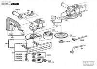 Bosch 0 601 357 003 Gws 20-230 Angle Grinder 220 V / Eu Spare Parts